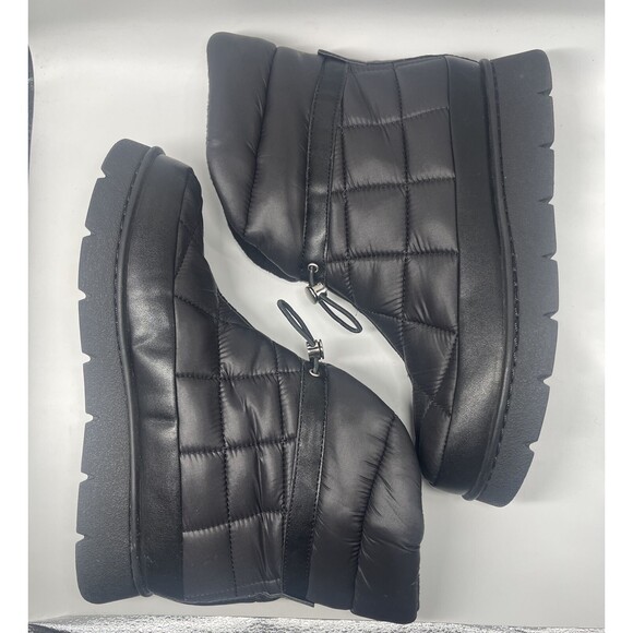 Marc Fisher Kamryn Black Quilted Slip-On Bootie Sz 7 New W/O Tag - Picture 5 of 8